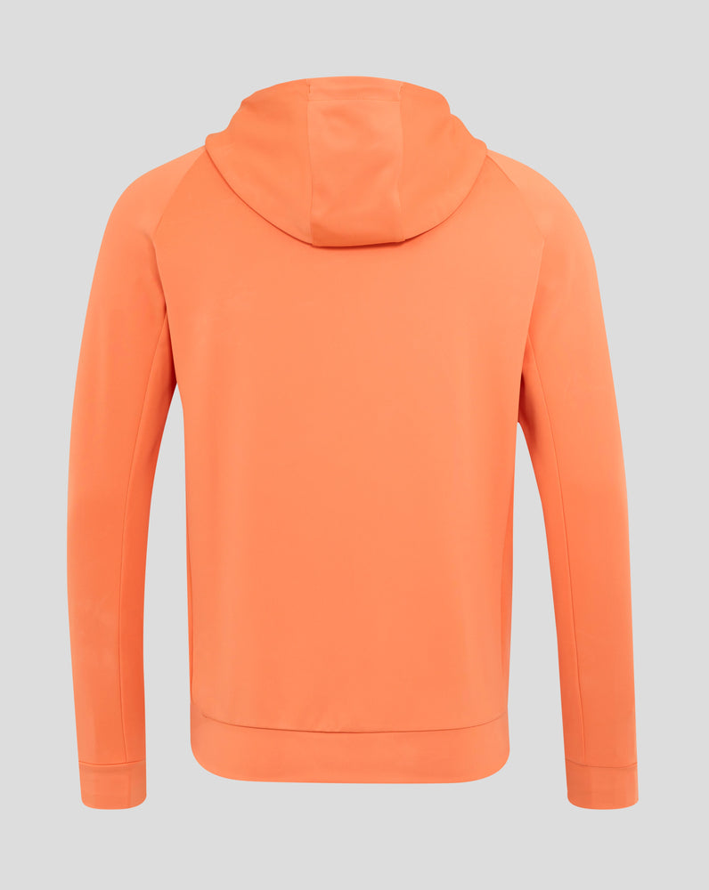 Men's England Rugby 25/26 Performance Full Zip Hoodie - Melon