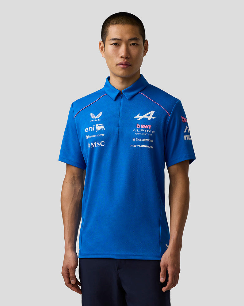 Official Men's BWT Alpine Formula One Team Polo Shirt