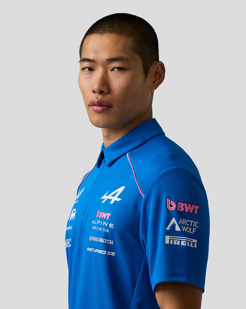Official Men's BWT Alpine Formula One Team Polo Shirt