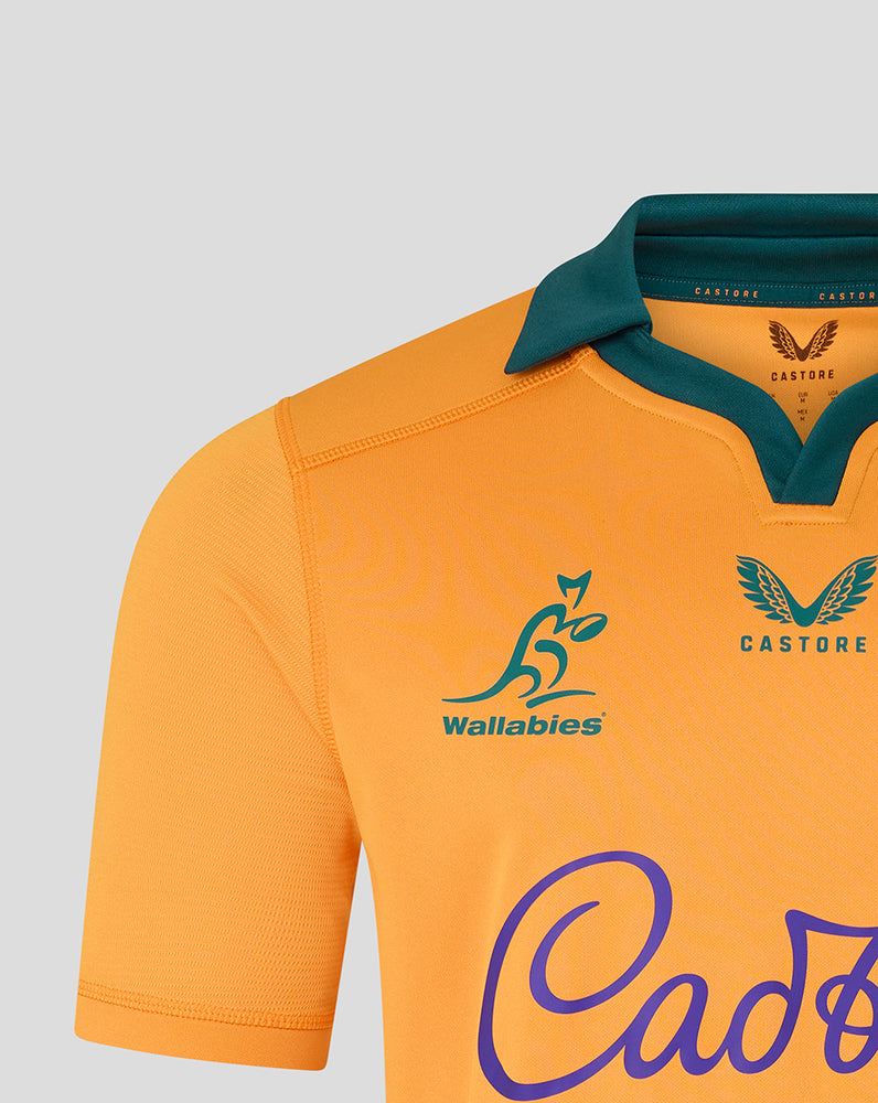 Men's Wallabies Home Shirt - Gold