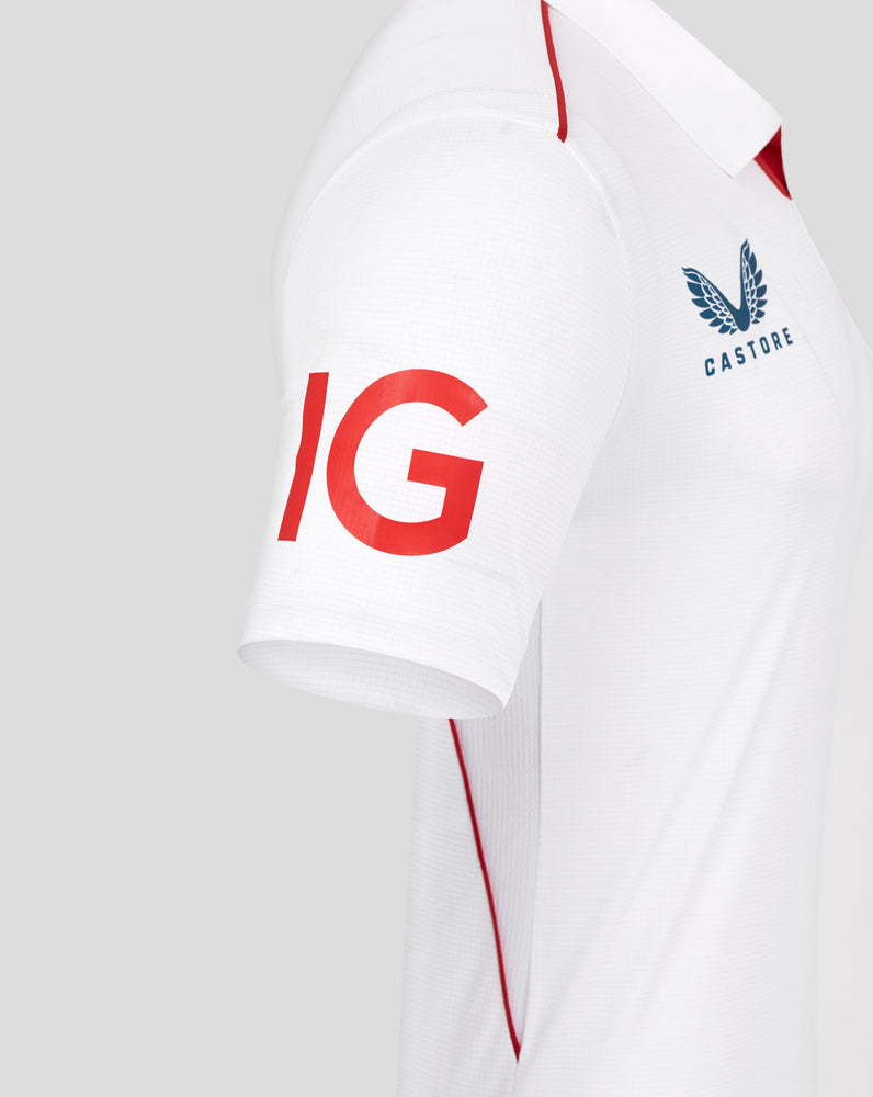 England Cricket Men's 26/27 Test Pro Short Sleeve Shirt
