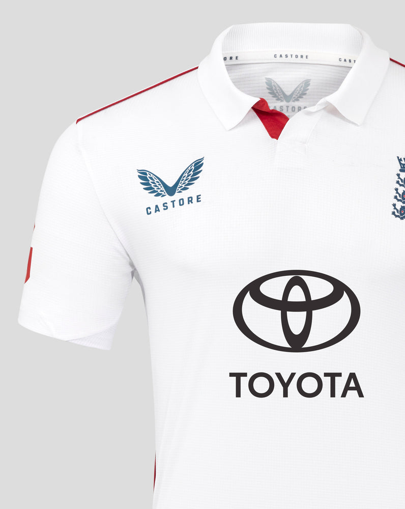 England Cricket Men's 26/27 Test Pro Short Sleeve Shirt