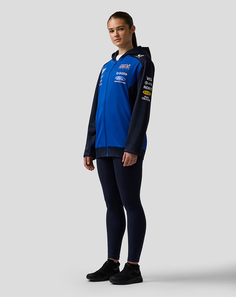 Oracle Red Bull Racing Unisex Teamline Full Zip Hoodie - Night Sky / Surf The Web