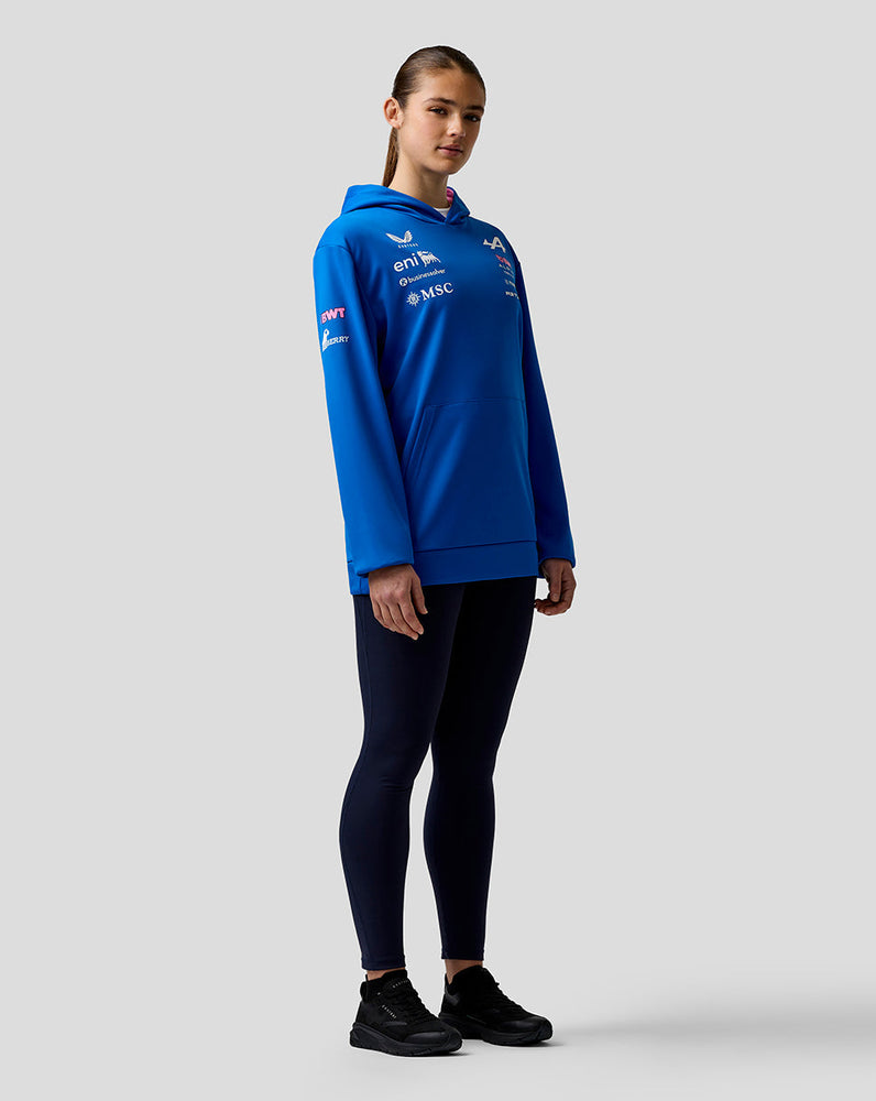 Official Unisex BWT Alpine Formula One Team Pullover Hoodie