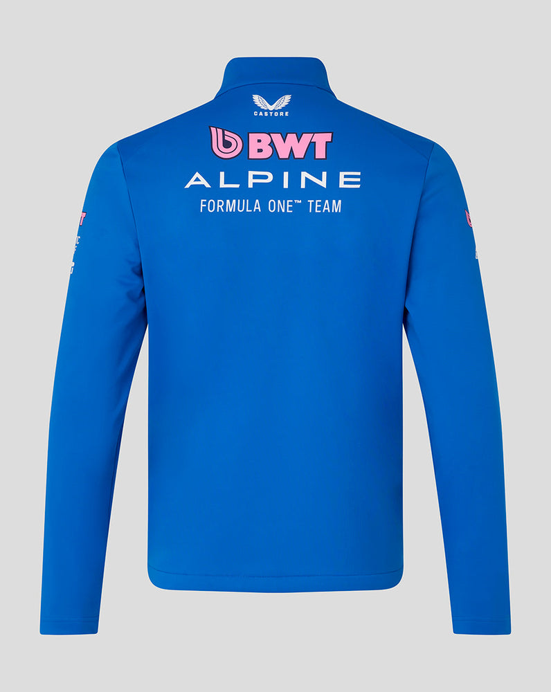 Official Unisex BWT Alpine Formula One Team Soft Shell Jacket