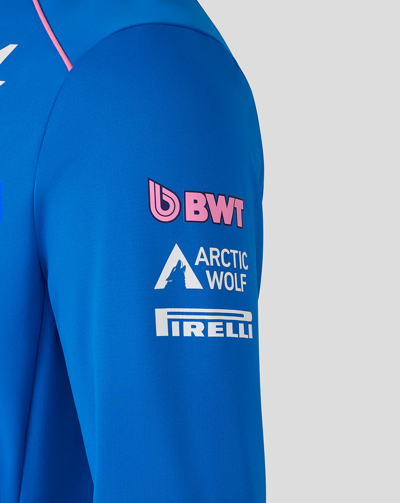 Official Unisex BWT Alpine Formula One Team Soft Shell Jacket