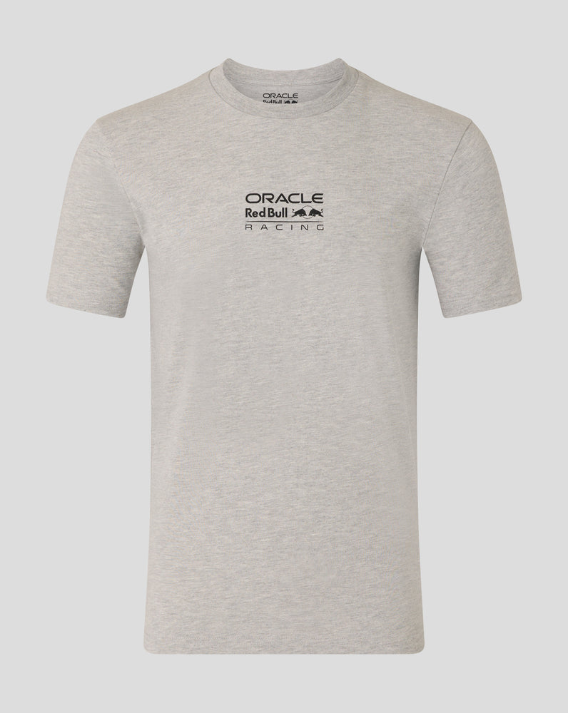 Gray t-shirt with Oracle Red Bull Racing logo on a light gray background