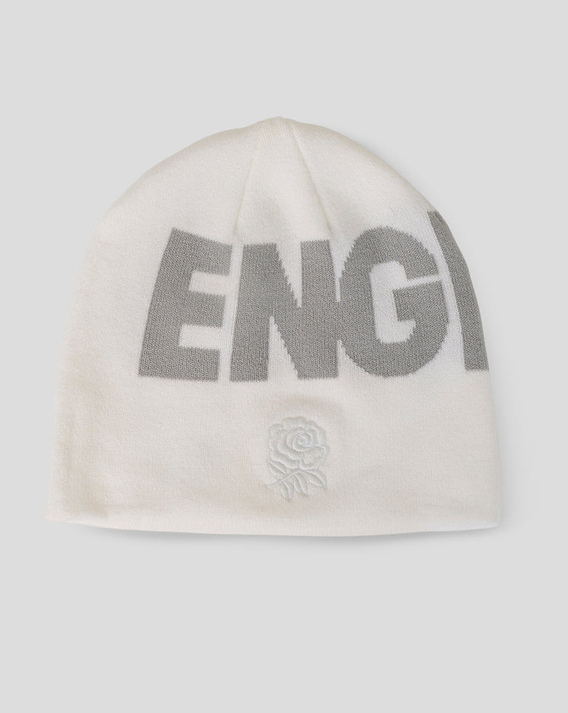 England Rugby Unisex Undefeated Beanie - White