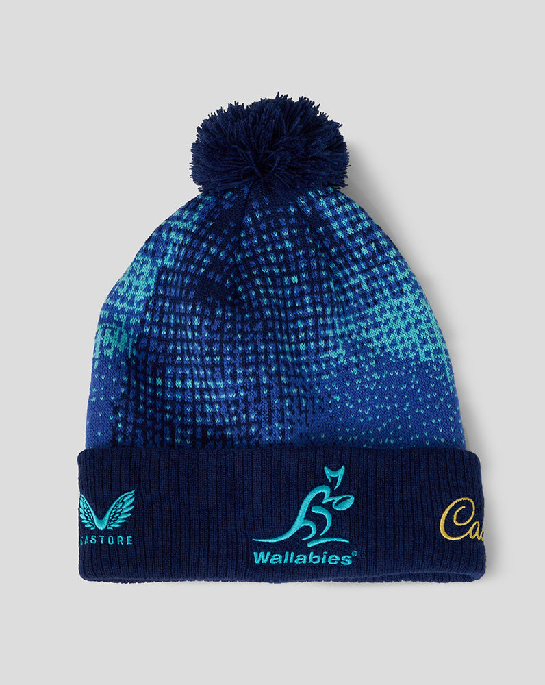 Wallabies Bobble Hat - Blue