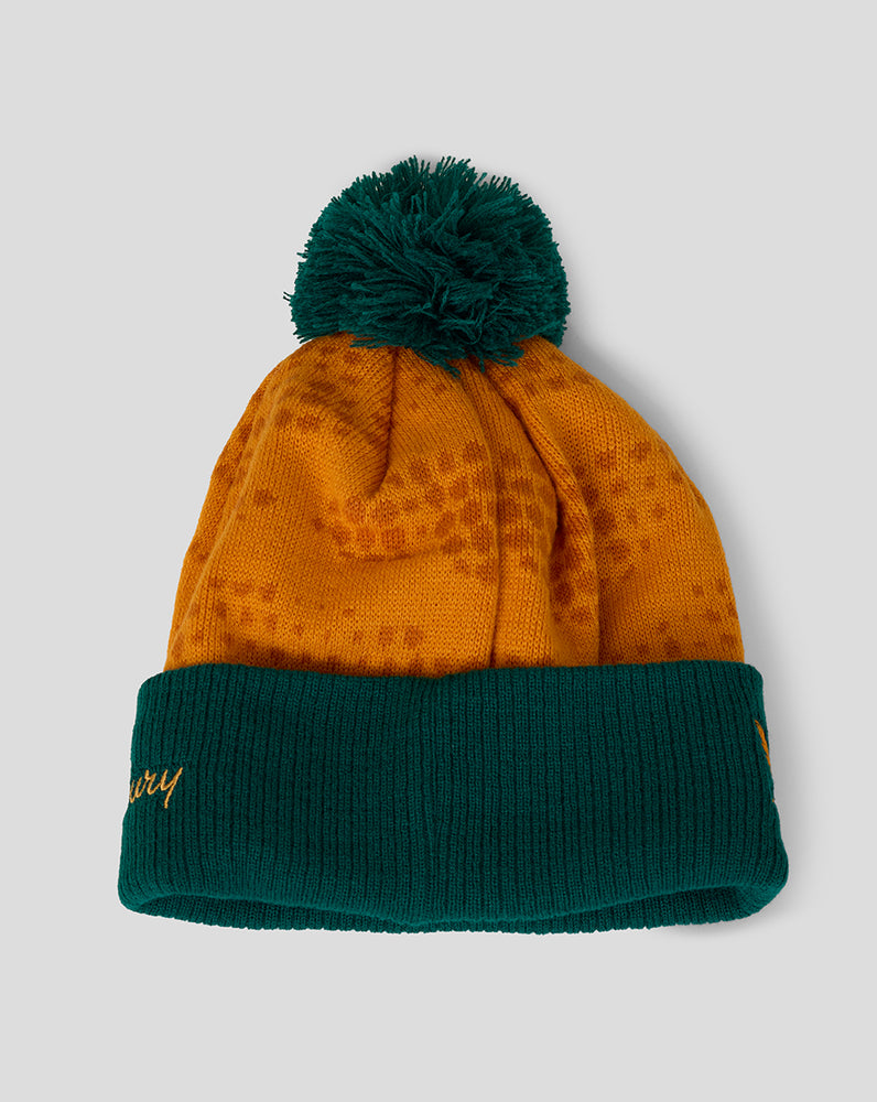 Wallabies Bobble Hat - Green / Gold
